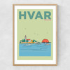 Hvar Narrow Oak Frame