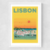 Lisbon Medium White Frame