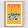 Rome Wide Oak Frame