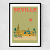 Seville Narrow Black Frame