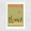 Seville Narrow White Frame