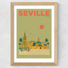 Seville Wide Oak Frame