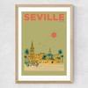 Seville Medium Oak Frame