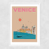 Venice, Italy Narrow White Frame