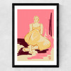 Pink Dream Medium Black Frame