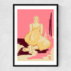 Pink Dream Narrow Black Frame