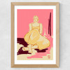 Pink Dream Wide Oak Frame