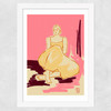 Pink Dream Wide White Frame