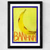 Yellow Banana Wide Black Frame