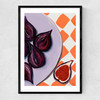 First of The Figs Narrow Black Frame