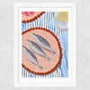 Sardines Supper Wide White Frame