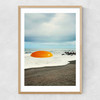 Beach Egg - Sunny side up breakfast Narrow Oak Frame