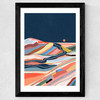 Moonstone Wide Black Frame