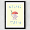 Gelato Italia Wide Black Frame