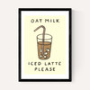 Oat Milk Iced Latte