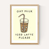 Oat Milk Iced Latte