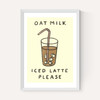 Oat Milk Iced Latte