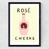 Ros�Cheeks Medium Black Frame