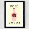 Ros�Cheeks Wide Black Frame