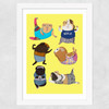 Guinea Pig Aerobic Wide White Frame