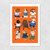 Guinea Pig Sporty Unframed