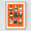 Guinea Pig Sporty Medium Oak Frame
