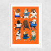 Guinea Pig Sporty Narrow White Frame
