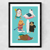 Guinea Pig Watersport Medium Black Frame
