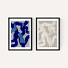 Abstract Brush Strokes Set