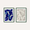 Abstract Brush Strokes Set