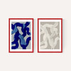 Abstract Brush Strokes Set