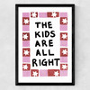 The Kids Are Alright Medium Black Frame