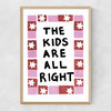 The Kids Are Alright Narrow Oak Frame