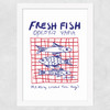 Fresh Fish Wide White Frame