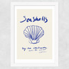 Seashells Wide White Frame