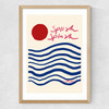 Splish Splash Medium Oak Frame