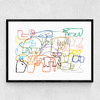 All Together Narrow Black Frame