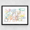 All Together Medium Black Frame
