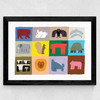 Circus Circus Wide Black Frame