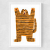 Roar! Medium White Frame