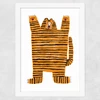 Roar! Wide White Frame