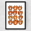 Tiger Tiger Medium Black Frame
