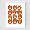 Tiger Tiger Medium White Frame