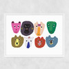 Wild Combination Narrow White Frame