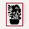 Potted Plant Silhouette I