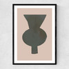 Vase I Narrow Black Frame