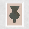 Vase I Narrow White Frame