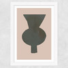 Vase I Wide White Frame