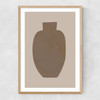 Vase II Narrow Oak Frame