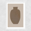 Vase II Narrow White Frame